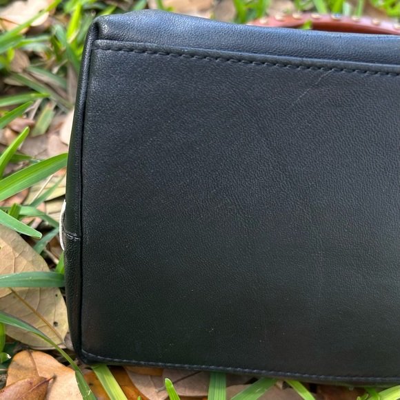 Rare Y2K Isabella Fiore Embroidered Leather Clutch